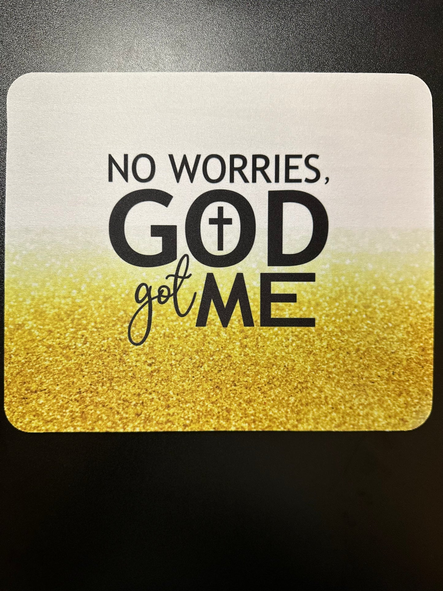 God Got Me Mousepad