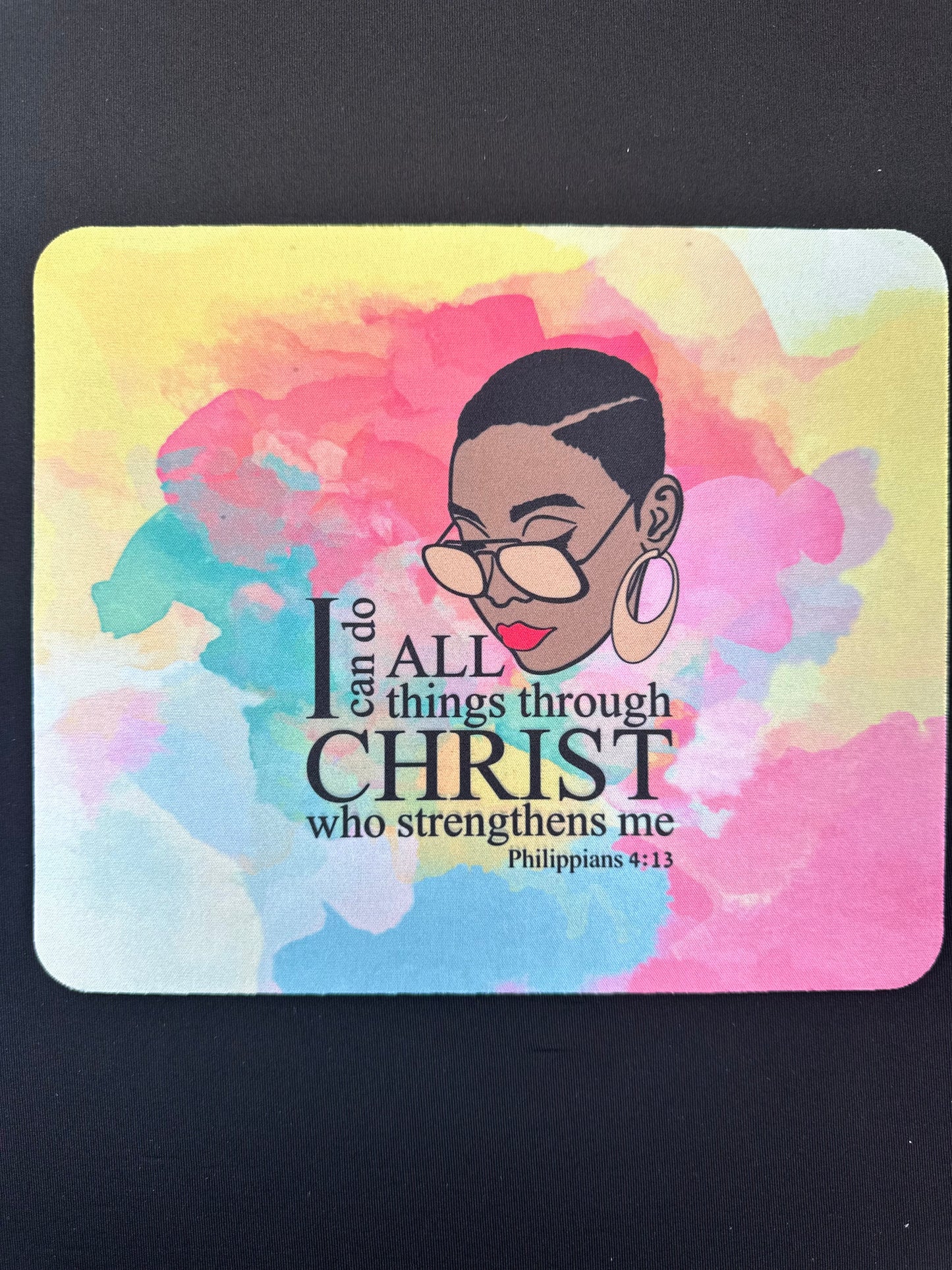 Philippians 4:13 Mousepad